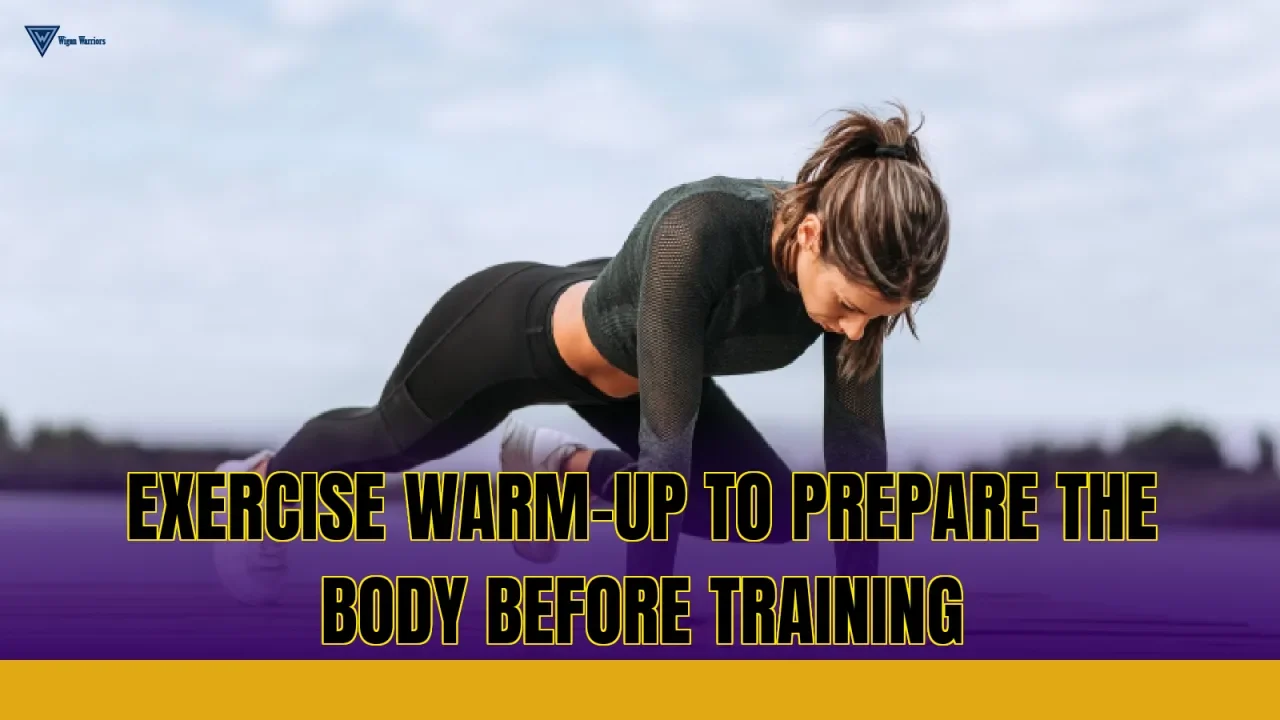 Exercise warm-up to prepare the body before training