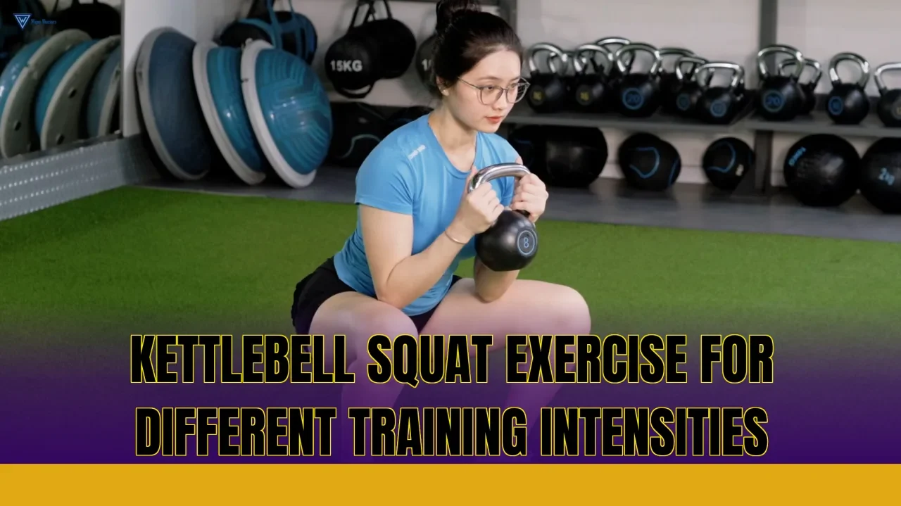 Kettlebell squat exercise for different training intensities